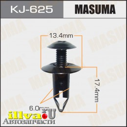 Клипса крепления панелей багажника 66860-01W01 MASUMA KJ-625