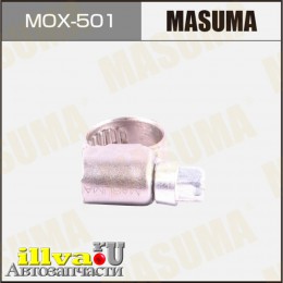 Хомут Червячный Masuma 8-12 мм нержавеющая сталь MOX-501