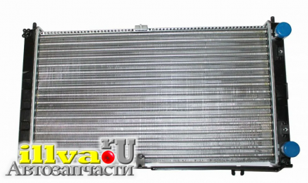 Радиатор системы охлаждения для а/м ваз Калина 1119 алюминиевый под кондиционер Panasonic GAMMA 11190-1300010-40