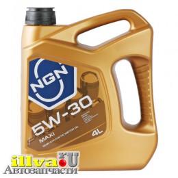 Моторное масло NGN MAXI 5W-30 полусинтетика 4литра V172085304