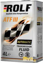 Трансмиссионное масло ROLF ATF III 4 литра