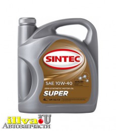 Масло моторное Sintec 10W-40 супер SG/CD полусинтетическое 4 л 801894