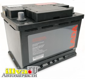Аккумулятор Lada емкость 64 Ач обратная полярность для Lada Largus Xray - 620A - Аком - 242 х 175 х 190 - арт- 8450023055