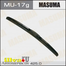 Щетка стеклоочистителя гибридная MASUMA 17/425 мм крюк MU17g
