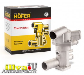 Термостат для а/м ваз 21082, 2112 с корпусом в сборе 6 отверстий Германия Хофер HOFER HF445908