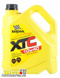 Моторное масло BARDAHL 10W40XTC SL/CF полусинтетика 4 литра,  36242