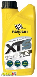 Моторное масло BARDAHL синтетическое 0W-30 XTS A3/B4, API SN/CF 1 л