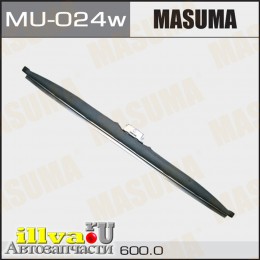 Щетка стеклоочистителя зимняя MASUMA 24/600 мм Nano Graphite крюк MU-024W