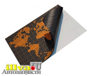 Шумка, виброизоляционный материал Comfort dark D2 размер 500 х 700 х 2,3