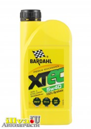 Моторное масло BARDAHL синтетическое 5W-40 XTEC SN/CF 1 л