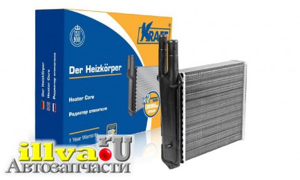 Радиатор отопителя - ваз 2110-2112 и модиф вып после 2003 г, 2170-2172 алюминий Kraft КТ-104016