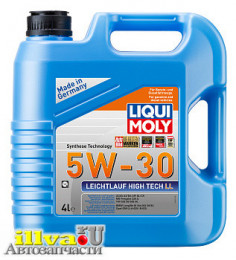 Масло моторное LiquiMoly 5W-30 Leichtlauf High Tech LL синтетическое CF/SL 4 л 39006