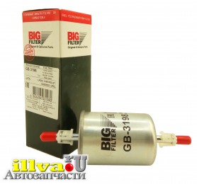 Фильтр топливный для а/м Шевроле Нива, Приора, Калина, Гранта, Фольксваген, Опель, Фиат, Шкода (инжектор) Big Filter (Биг-фильтр) GB-3198 (гальваническое железо)