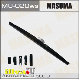 Щетка стеклоочистителя зимняя MASUMA 20/500 мм Optimum универсальная 6 переходников MU-020ws