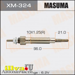 Свеча накала MASUMA Mitsubishi (4D56); Hyundai H-1, Starex 97-07 XM-324