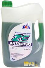 Антифриз зеленый, AGA, Z-C (-42°С +126°С) 4 литров (универсальный, для японских автомобилей)