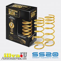 Передние пружины SS20 Gold Progressive СС20 прогрессивные для автомобиля ВАЗ 2110, 2111, 2112 (2шт.) (SS20.34.00.001-03) (холодная навивка, переменный шаг) SS30125