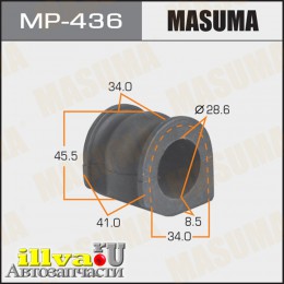 Втулка стабилизатора Honda Inspire 95-98, Odyssey 99-03 переднего MASUMA MP-436