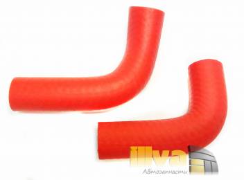 Патрубки отопителя - печки силикон + каучук, усиленные PANTUS A-sport, для а/м ваз 21214, 21214-8101200, 21214-8101204