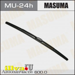Щетка стеклоочистителя гибридная MASUMA 24/600 мм крюк боковое MU24h