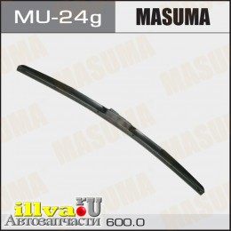 Щетка стеклоочистителя гибридная MASUMA 24/600 мм крюк MU-24g