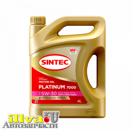Масло Sintec 5/30 Platinum 7000 ACEA A5/B5 синтетическое 4 л 600158