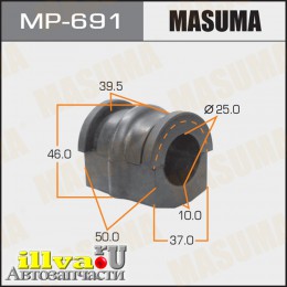 Втулка стабилизатора Nissan X-Trail (T30) 02-, Primera (P12) 01- переднего D=18 MASUMA MP-691