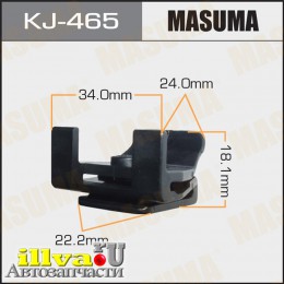 Клипса пистон обивки двери MASUMA KJ-465