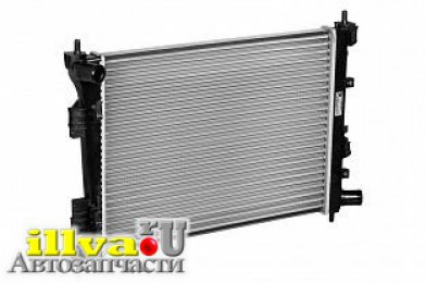 Радиатор охлаждения Hyundai Solaris 10-; Kia Rio 11- МКПП 25310-1R010 Luzar LRc 08L4