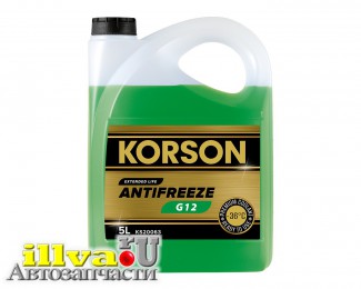 Антифриз KORSON G12 ⁠-⁠36 зеленый 5л KS20063