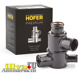 Термостат для а/м ваз 2108 Premium корпус из нержавеющей стали HOFER HF445304