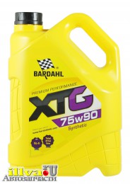 Трансмиссионное масло BARDAHL синтетическое 75W-90 XTG 5 л