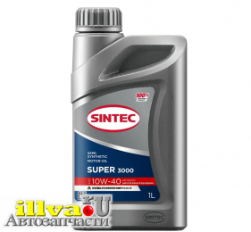Масло моторное Sintec 10W-40 Super 3000 SG/CD полусинтетическое 1 л 600239