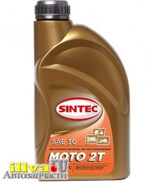Масло моторное Sintec Moto 2T 1л полусинтетическое для 2-х тактных двигателей 801924