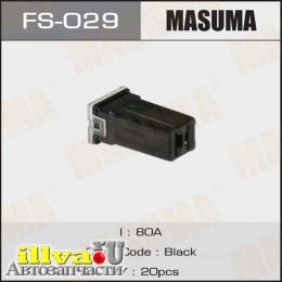 Предохранитель касетный Мини 80А Силовой (JCASE) Masuma FS029