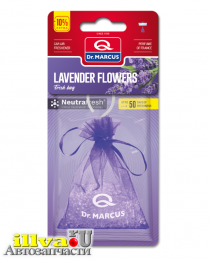 Ароматизатор, освежитель на зеркало Fresh Bag Lavender Flowers Dr.Marcus Fresh bag Eco мешочек лаванда 20 г DR.MARСUS DM627BOX 