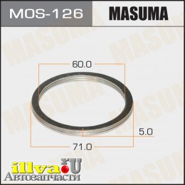 Кольцо глушителя 60 х 71 MASUMA MOS126