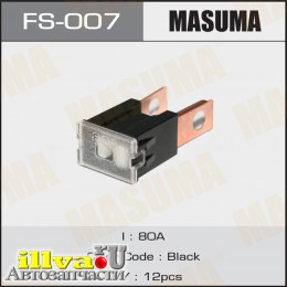 Предохранитель касетный 80А Папа Силовой (картриджного типа серии FJ14) Masuma FS007