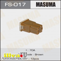 Предохранитель касетный 70А Мама Силовой (картриджного типа серии FJ11) Masuma FS017