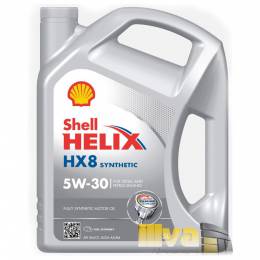 Моторное масло 5W30 Shell Helix HX8 синтетическое 4 литра