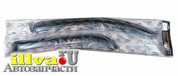Дефлекторы окон - ветровики Daewoo Matiz накладные Voron Glass 4 штуки AZARD DEF00229
