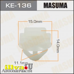 Клипса пистон обивки двери 6995X3 MASUMA KE-136