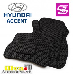 Eva коврики Хундай акцент салона, Hyundai Accent материал EVA черный CS-20 15787