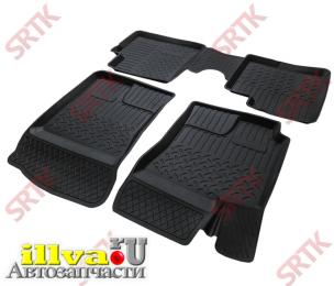Коврики салона Hyundai Getz 05-11 Premium 3D резиновые SRTK 4 коврика PR.HY.GET.05G.02031
