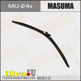 Щетка стеклоочистителя бескаркасная MASUMA 24/600 мм DNTL 1.1, Mazda 6 (GL) 16-, CX-5 17- MU24x