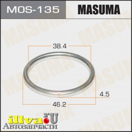 Кольцо глушителя 38.5 x 47 x 4 металлическое MASUMA MOS135
