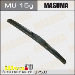 Щетка стеклоочистителя гибридная MASUMA 15/375 мм крюк MU15g