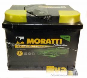 Автомобильный аккумулятор Moratti 62 А/ч, обратная полярность, 12В, 610A (EN) 562 059 059/61