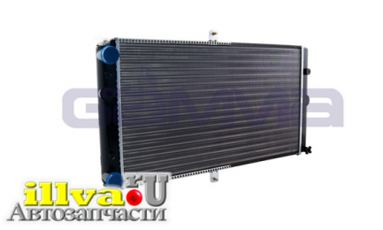 Радиатор системы охлаждения для а/м ваз 2110 алюминиевый универсальный GAMMA gmrcl2110