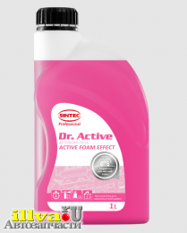 Автошампунь для бесконтактной мойки Sintec Dr.Activ Активная пена Active Foam Effect 1 л SINTEC 801704 